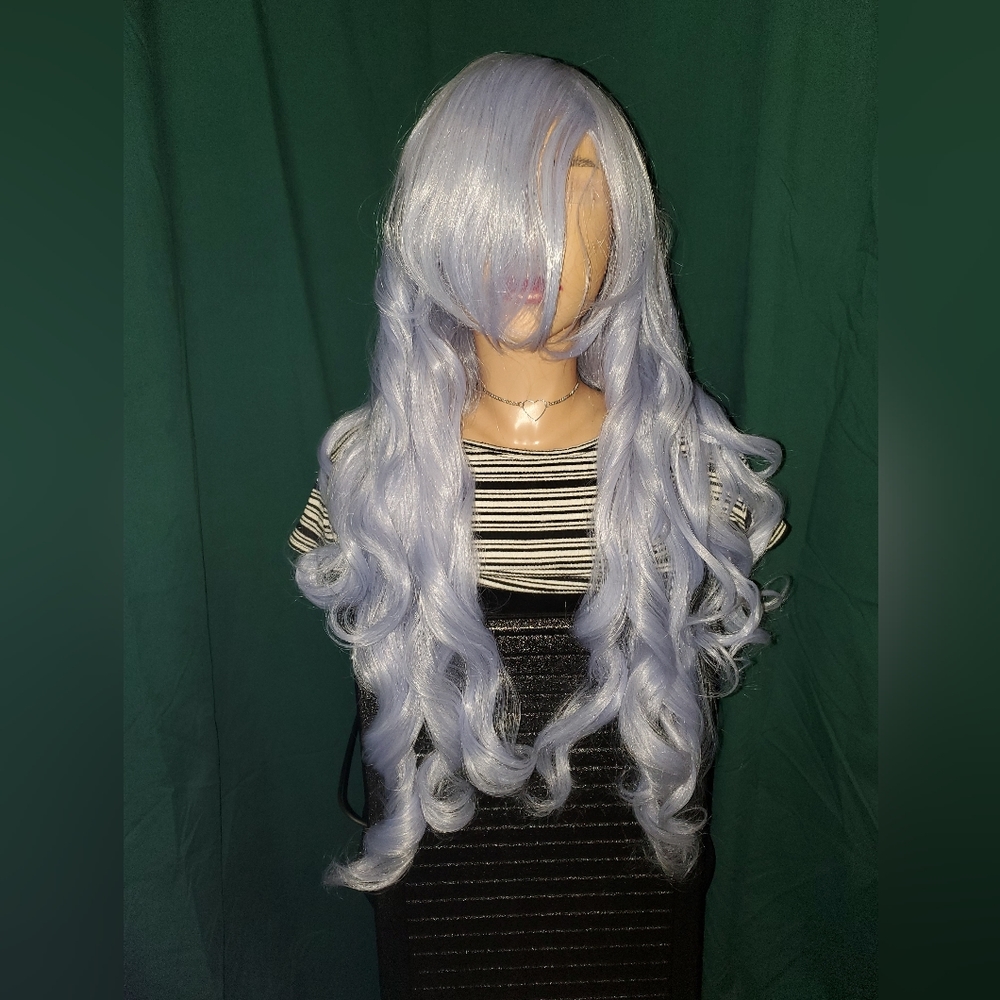 36" purple wig